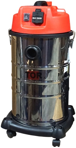 Водопылесос TOR WL092A-30L INOX (с розеткой для подключения электроинструмента) фото 2